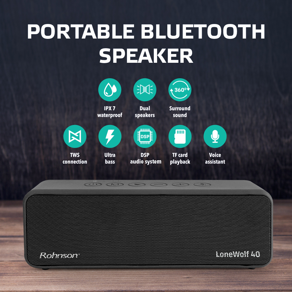 Bluetooth reproduktor RS-1040 LoneWolf 40