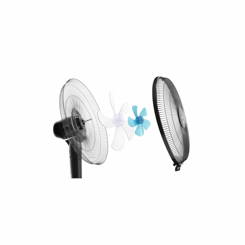 Stand Fan with remote control 40 cm R-8600 Silent Breezer