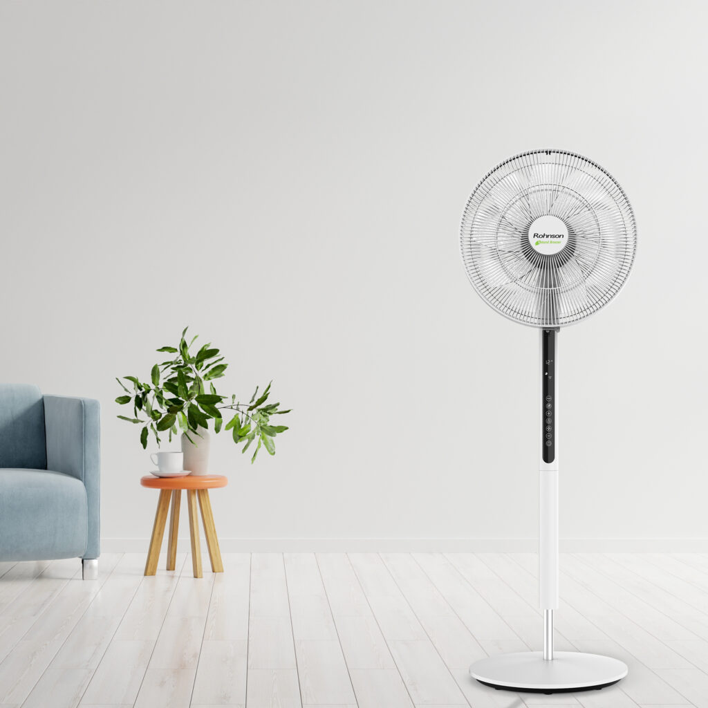 Stand fan ø 35 cm with remote control R-8650 Natural Breezer
